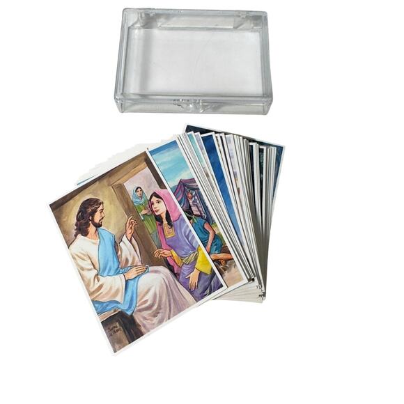 Premier Edition Bible Cards 1992 Spencer Publications 50 Cards - Picture 1 of 6